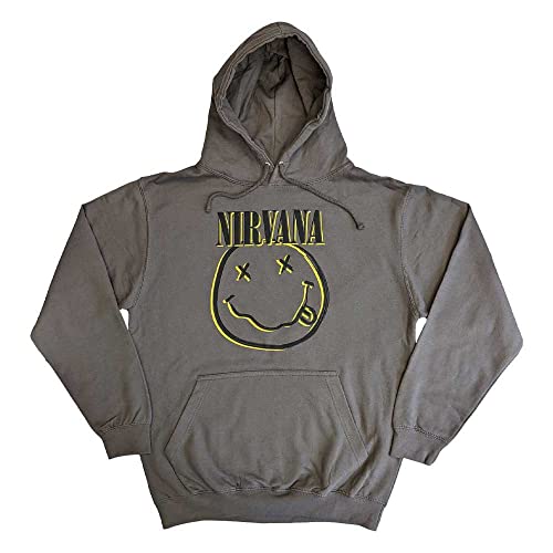 Sweat Nirvana imprimé Inverse Smile en coton anthracite - 3