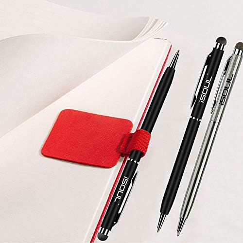 iSOUL Stylus Pen Stylus Touchscreen Pen [5 Pack] Pens for Touch Screens iPad, iPad 10.2 inch 2020 (8th Gen), iPhone, Samsung Galaxy, OnePlus, Google Pixel, Tablets & More Black Metal Ballpen Stylus