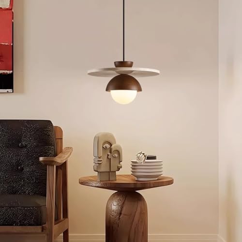 MyLjp Wabi Sabi Style Pendentif Lumière Naturelle Rocher Lustre Vintage Table À Manger Lampes Suspendues Réglable En Hauteur Utilisé Pour Chambre Salon...