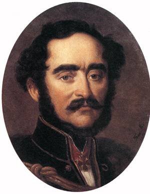 Peinture à l'huile Count Istvan Szechenyi 1863 pour habiller un grand mur vide