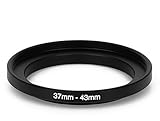 37 mm - 43 mm Filter Adapter Step-Up Adapter Filteradapter Step Up 37-43