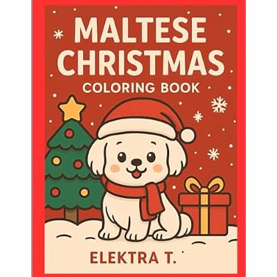 Maltese Christmas coloring book-Edizione Natalizia