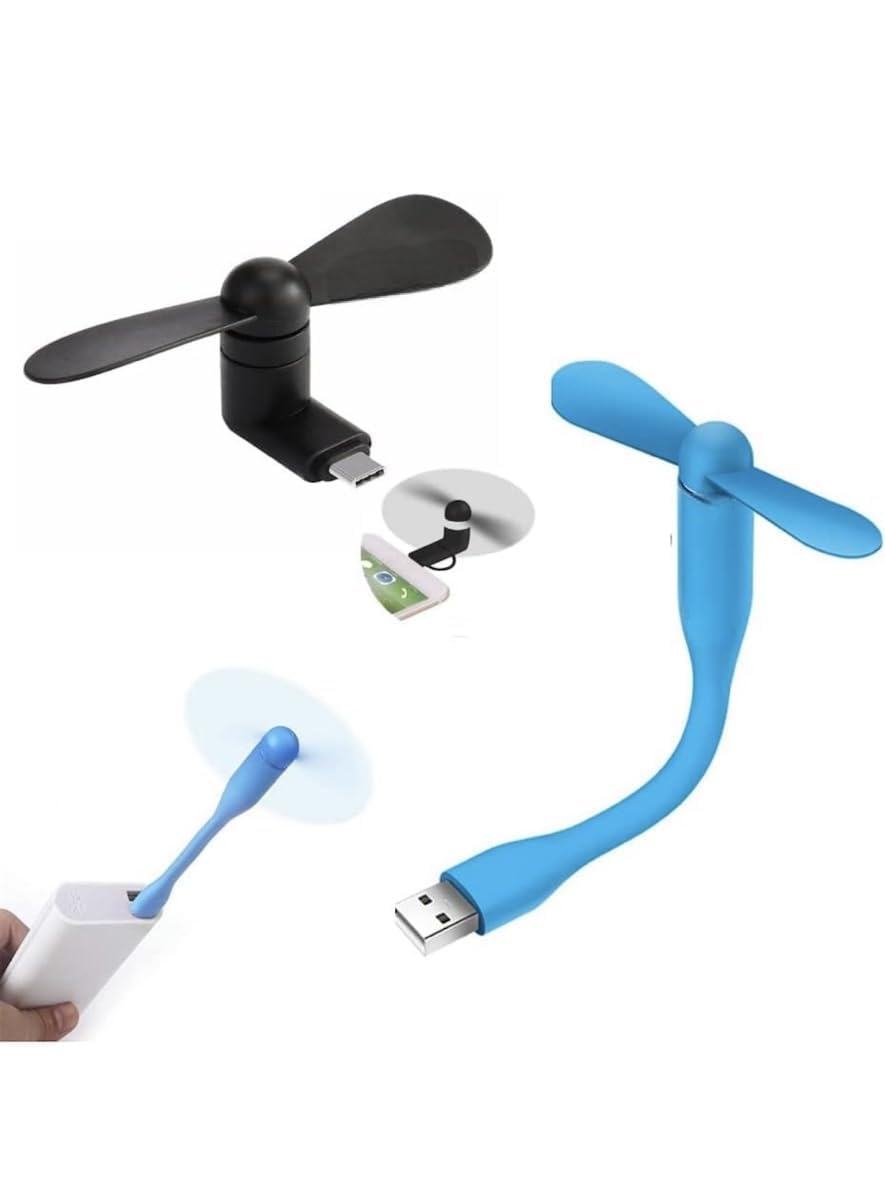 Original Mini Portable USB Dragon Fan with 2 Leaf Cooling Fan, Flexible Cooler for Laptop, Smartphone, Powerbank, USB Adapter/Hub & Mobile with OTG-image-19