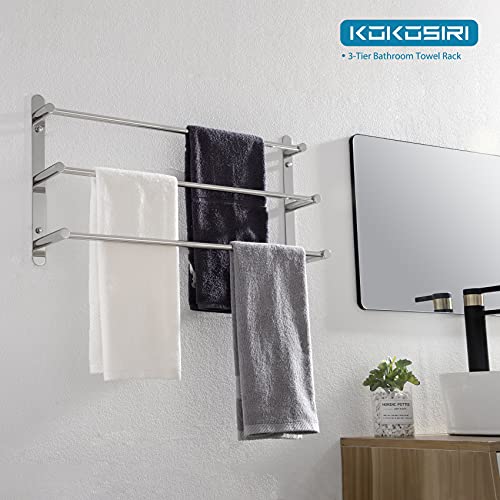 Barre porte-serviettes 3 bras KOKOSIRI pour un séchage rapide et efficace - 5