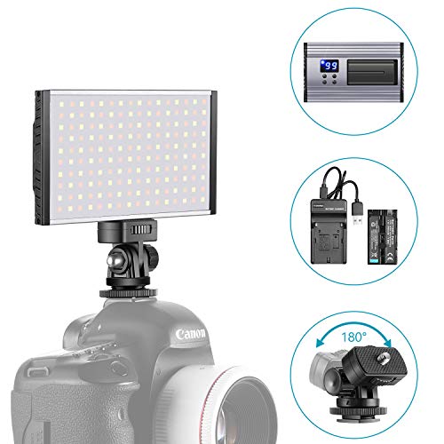 Neewer LED Video Light Panel Camera/Camcorder Video Fill Lighting, 160 SMD LEDs Bi-Color