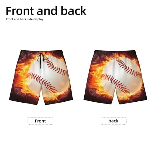 Boys Swim Trunks with Compression Liner Big Kids Bathing Suit Teen Quick Dry Board Shorts Youth Swimming Shorts2