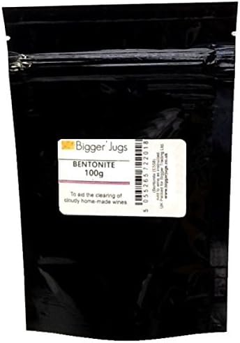 Bentonite - 100g Heavy Duty Resealable Pouch with Tamper Proof Seal - Fining Agent for Home Brew Beers & Wines