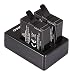 Produktbild PATONA Mini Dual Ladegerät mit 2 Ersatzakku Akku für GoPro Hero 5, Hero 6 Black, Hero 7, Hero 8, Hero 2018, AABAT-001 AHDBT-501-1220mAh Li-ion