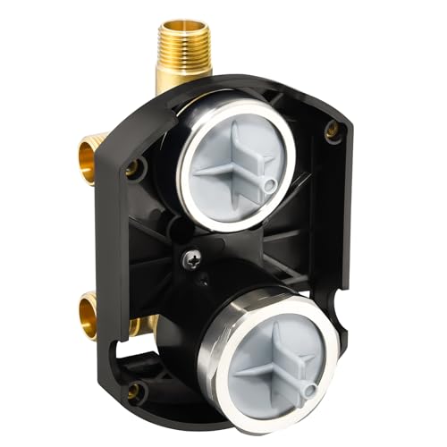 R22000 Integrated Shower and Diverter Valve Compatible with D 3-Setting or 6-Setting Integrated Diverter Valve Trim kit Brass Construction