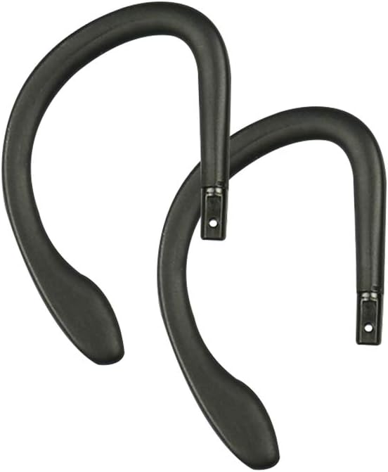 Wireless in-Ear Headphone Ear Hooks Loop Clip Replacement for Pow-erBeats 3 (Black)