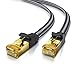 Produktbild CSL - 20m CAT 7 Netzwerkkabel Flach 10 Gbits - Baumwollmantel - LAN Kabel Patchkabel Datenkabel - CAT.7 Gigabit RJ45 Ethernet Cable - 10000 Mbits Geschwindigkeit - Flachbandkabel - Verlegekabel