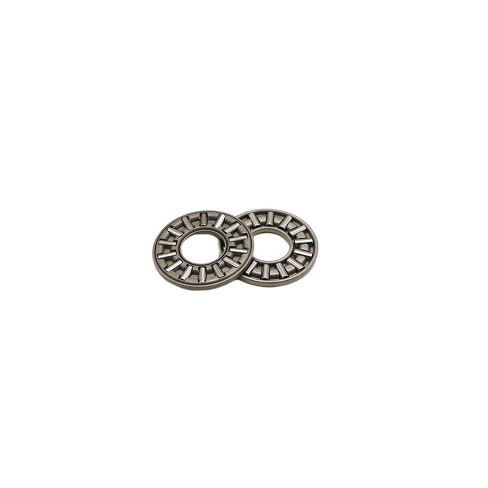 BIVOO 10 Uds 6x10x12mm HF0612 rodamiento de Agujas de Embrague unidireccional o 2 uds AXK0619 6x19x2mm rodamiento de Agujas de Empuje con Dos Arandelas (Size : HF0612 6x10x12 10pcs)