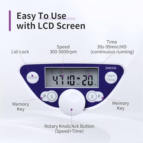 Lab-PRP-Benchtop-Centrifuge-Machine-6x15mL10mL7mL15-5ml-Speed-Range-from-300-5000RPMMax-2600-x-g-RCF-Timer-30sec-99min-with-2-Quick-Start-Programs-LVAI001