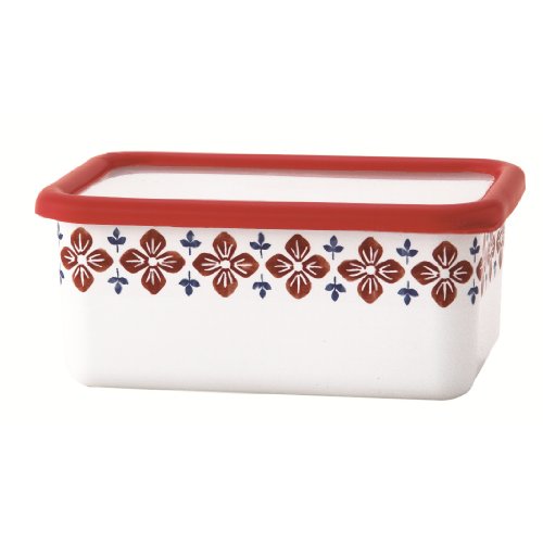 富士ホーロー cukka 深型角容器 M レッド CU-DM・Rのサムネイル