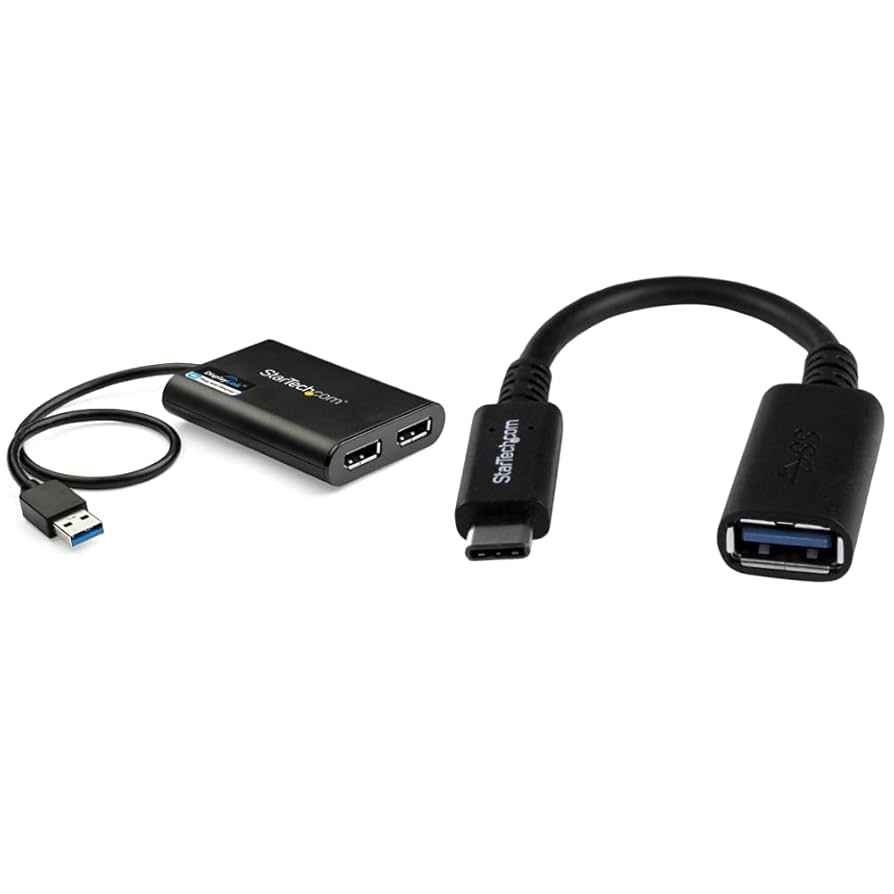 その他 USB3.0 to Dual DP Adapter - 4K 60Hz StarTech.com USB 3.0 to Dual DisplayPort Adapter, 4K 60Hz