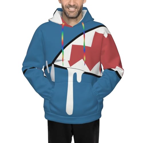 Gawr Music Gura Hoodie Men's Hooded Sweatshirt Novelty Long Sleeve Casual Hoodies Pullover Tops