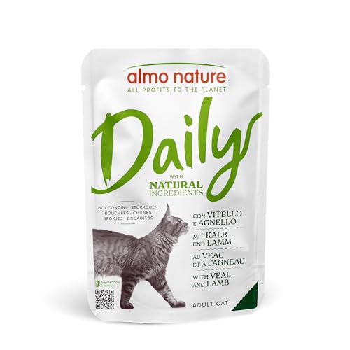 almo nature Alimento Umido con Vitello e Agnello