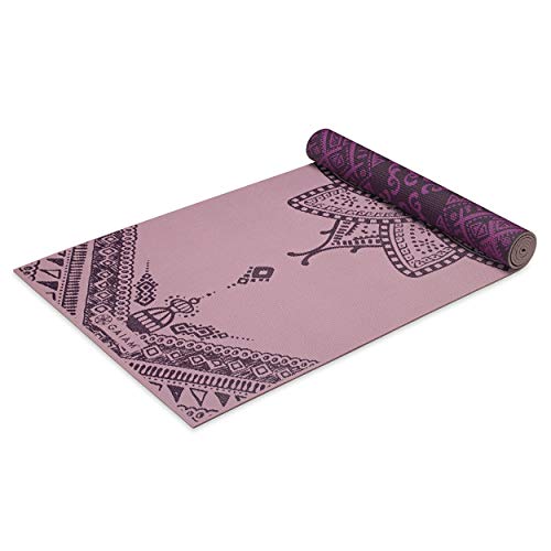 Gaiam Print Premium wendbar Yoga Matten , Gaiam, Inner Peace Lotus, 6 mm