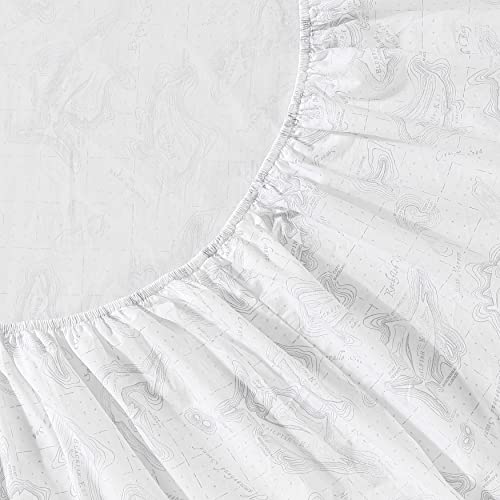 Image of Eddie Bauer - Full Sheets, Cotton Percale Bedding Set, Crisp & Cool Home Decor, Dorm Room Essentials (Fish ATOL, Full)