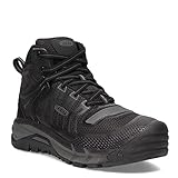 KEEN Utility Men's Kansas City Mid Height KBF Compostite Toe Athletic Work Boot, Black/Gun Metal, 7.5 Wide