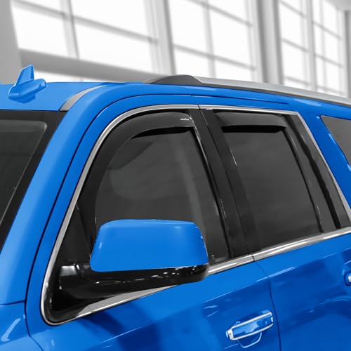 Goodyear Shatterproof in-Channel Window Deflectors for GMC Yukon XL 2015-2020, Rain Guards, Window Visors for Cars, Vent Deflector, Car Accessories, 4 pcs - GY008139 by Goodyear - Used condition - Image 5