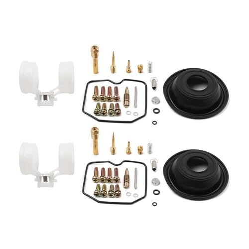 Kit de reparación de carburador con diafragma reforzado para moto KLR250 1985-2005