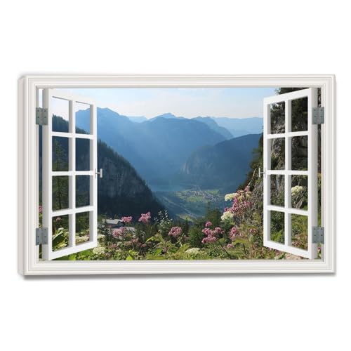 Tableau toile forêt nature pour agrandir une pièce sans fenêtre
