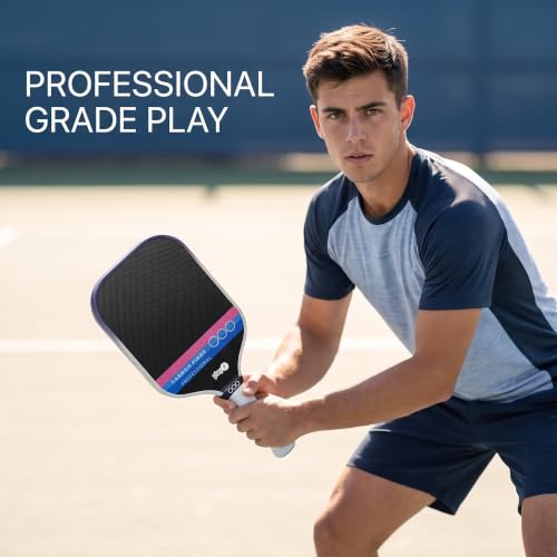 Image of playR Professional Pickleball Paddle 16mm Carbon Fiber T700 Kids & Adults