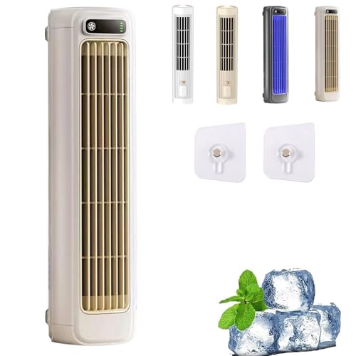 Funfany Cooling Ace, Ventilador De Enfriamiento Rápido Funfany, Ventilador De Aire Acondicionado Portátil Pequeño De 3 Velocidades, Mini Aire Acondicionado De Pared Sin Necesidad De Taladrar (#D)