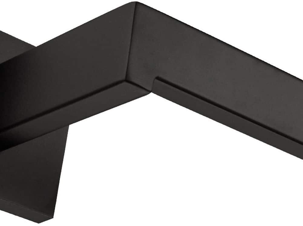 Toallero Moderno Toallero de Acero Inoxidable 304 Abierto Toallero de Anillo Toallero Montado en la Pared Accesorio de Baño Portarrollos de Papel Higiénico Negro/Towel