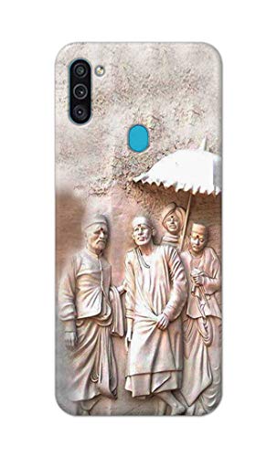 Image of Printed Hard Back Cover Case for Samsung Galaxy M11 | Samsung Galaxy A11 Back Cover (Sai Baba) -1803