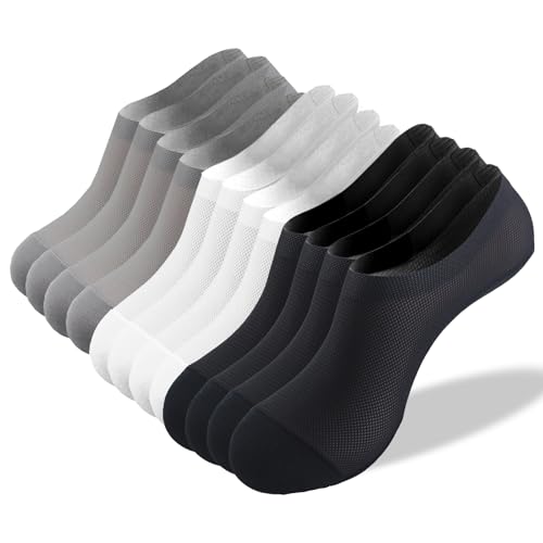 Image of Ultra Thin Non-Slip Nylon No-Show Liner Socks for Women | Barefoot Feel,Non-Slip Heel Grip,Ultra-Thin Invisible,For Sneakers /Dance /Hiking,Diabetic & Sensitive Feet Safe,Plus Sizes