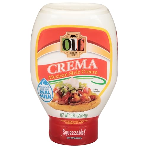 Ole, Crema Mexican Style, 15 Fl Oz