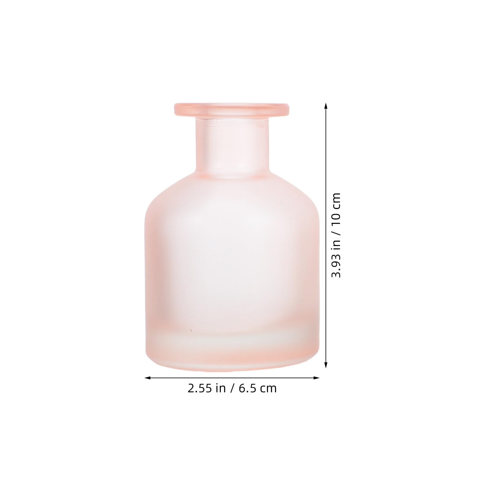 3 puste szklane butelki do dyfuzorów - 130 ml/4,5 uncji, wielokrotnego napełniania, słoiki do aromaterapii - małe pojemniki na perfumy z olejkami eterycznymi do domu, biura, deski