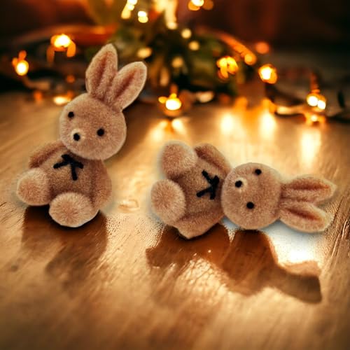 Image of Lucky Jewellery Designer Trendy Teddy And Rabbit Design Earring Stylish Teddy Bear Stud Earing | Cute Cartoon Earrings For Girls & Women (CHEP-TEDDY-PARENT)