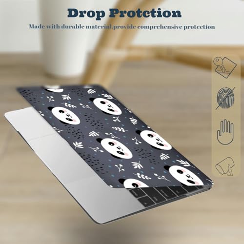 Funda MacBook Air 13 M4 M3 M2 detiene el desgaste con carcasa rígida bolsa y protector de teclado 4