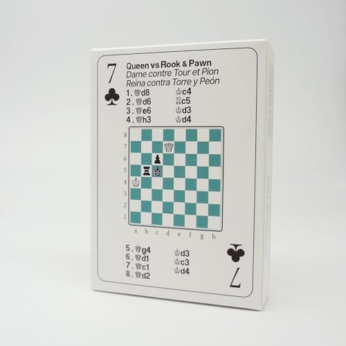 Chess Endgame Strategy Cards (Rook): 52 Playing Cards with Classic Tactics for Training and Coaching, Fun and Educational, for Students, Beginners and Coaches