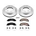 Power Stop CRK1905 Z17 Evolution Brake Kit with Genuine Geomet Coated Rotors And Z17 Clean Ride Ceramic Brake Pads Front Z17 Evolution Brake Kit with Genuine Geomet Coated Rotors And Z17 Clean Ride Ce