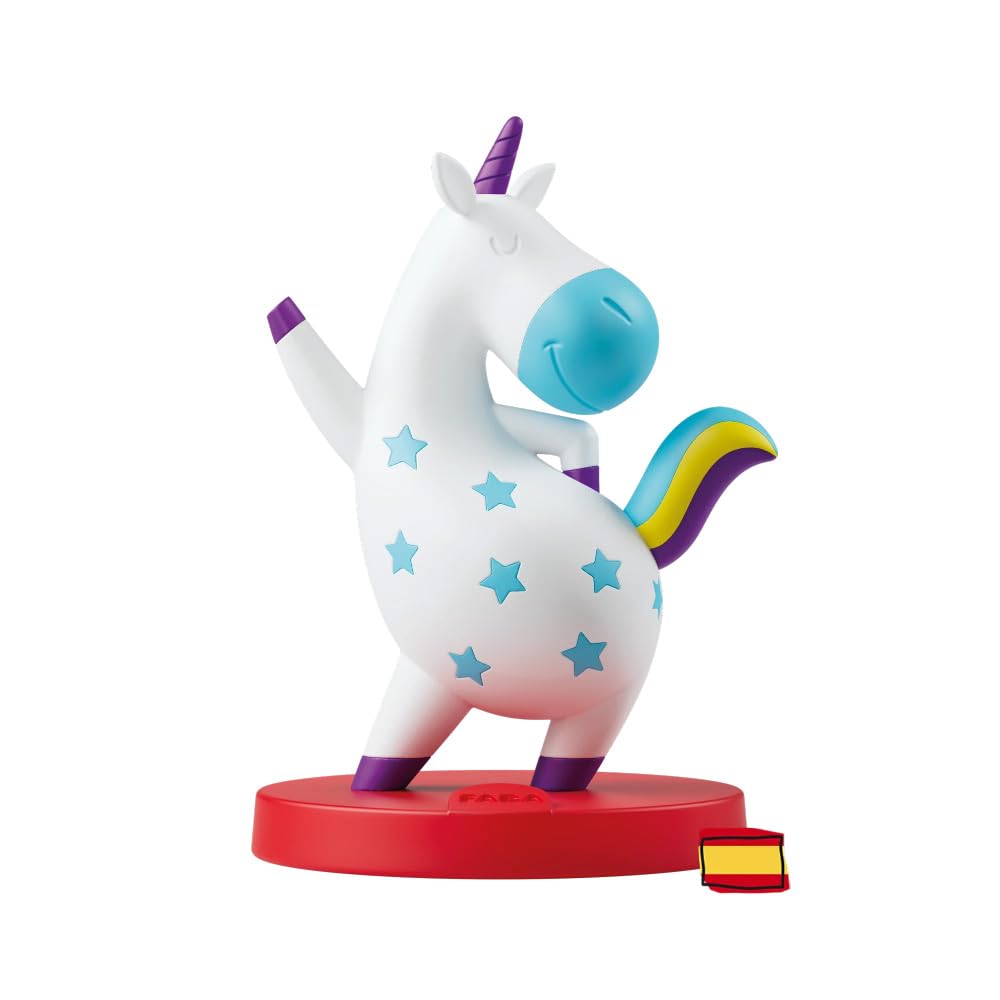 FABA Personaje Sonoro – El Unicornio Feliz – Musica, Canciones y Sonidos, para niños y niñas 1-3 años, Reproducción Cuentacuentos, Juguete Educativo, versión en español