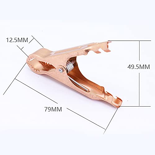 50 A Clips Alligator Isolati Elettrici Heavy-Duty Test Batteria - Foto 2