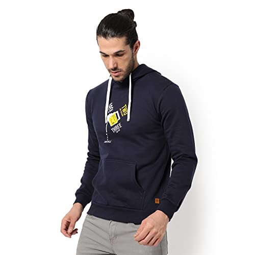 Image of CAHOOT Men's Printed Sweatshirt Regular Fit for Casual Wear | Full Sleeve | Cotton | Stylish Sweatshirt Crafted with Comfort Fit and High Performance for Everyday We