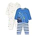 Produktbild Mothercare Baby-Jungen B Little Space 2pk Pj Zweiteiliger Schlafanzug, Schwarz (Bright Blue 478), Tiny (Size:50)