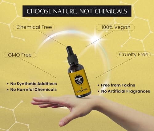 Image of Earth N Pure Liquorice (Licorice) Oil for Skin Nourishment and Body Care | 15 ML