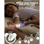Lilian&Gema Baby Healthcare and Grooming Kit, 28-in-1 Rechargeable Nail Trimmer Electric Set, Dual Auto Light Baby Nail Care Kit, Portable Newborn Nursery Health Care Set for Infant Toddlers Boy Girl - Image 4
