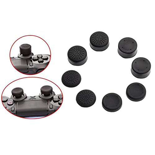 Generic Pacote de 8 pcs Controlador Analógico Levantadas Antislip Controlador Thumbsticks Joystick T