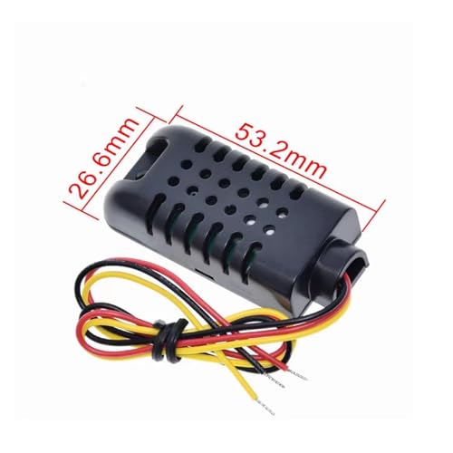 1 Stück DHT21/AM2301 AM2301A Kapazitive Digital Temperatur und Luftfeuchtigkeit Sensor, DHT21 Temperatur Feuchtigkeitssensormodul Schwarz für Luftfeuchtigkeitsregler Prüfgeräte