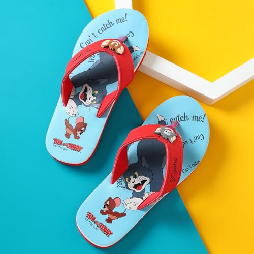 Image of YOHO Slippers for Kids|Comfortable and Lightweight FlipFlop|WB Cartoon & Comic Characters: Batman, Superman, PPG, Tom & Jerry, Scooby Do and We Bare Bears Footwear for Girls & Boys
