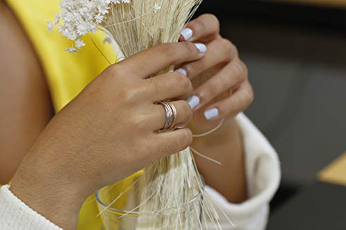 Bague triple Erg Chebbi Unic Magreb argent or résistant au ternissement