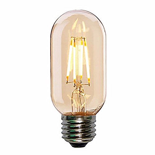 Ampoule LED à filament spirale E27 Edison T45 vintage ambre pour lampe suspendue