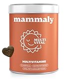 15-in-1 Multivitamin Komplex für Hunde - Multi Vital 60 Snacks (175g) von mammaly - Omega 3, Vitamin B, C, A, D3, E Snacks - Leckerlies für Hund - Unterstützt Immunsystem, Vitalität, Gehirnfunktion